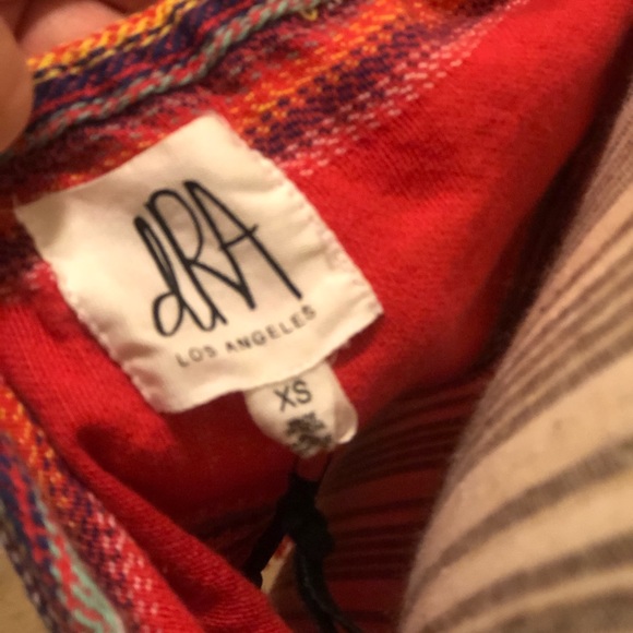 NWT dRA striped off shoulder blouse - Picture 7 of 8